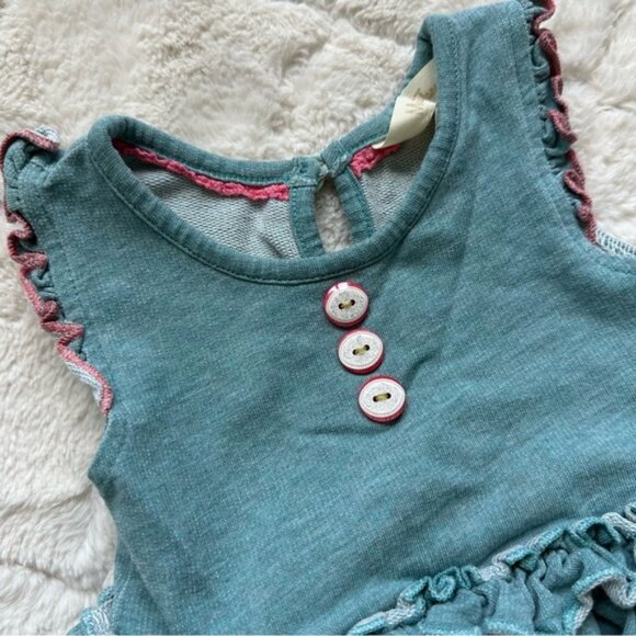 Matilda Jane | Blue Ruffle Little Sprite Dress | Size 6-12 Months - Picture 4 of 10